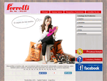 Tablet Screenshot of ferretticalzados.com